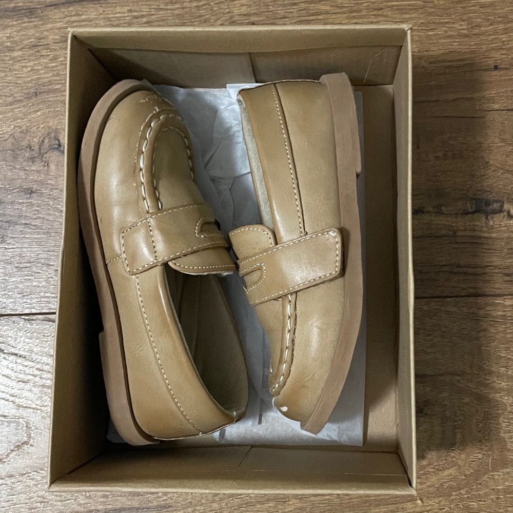 Baby Deer Tan Loafers